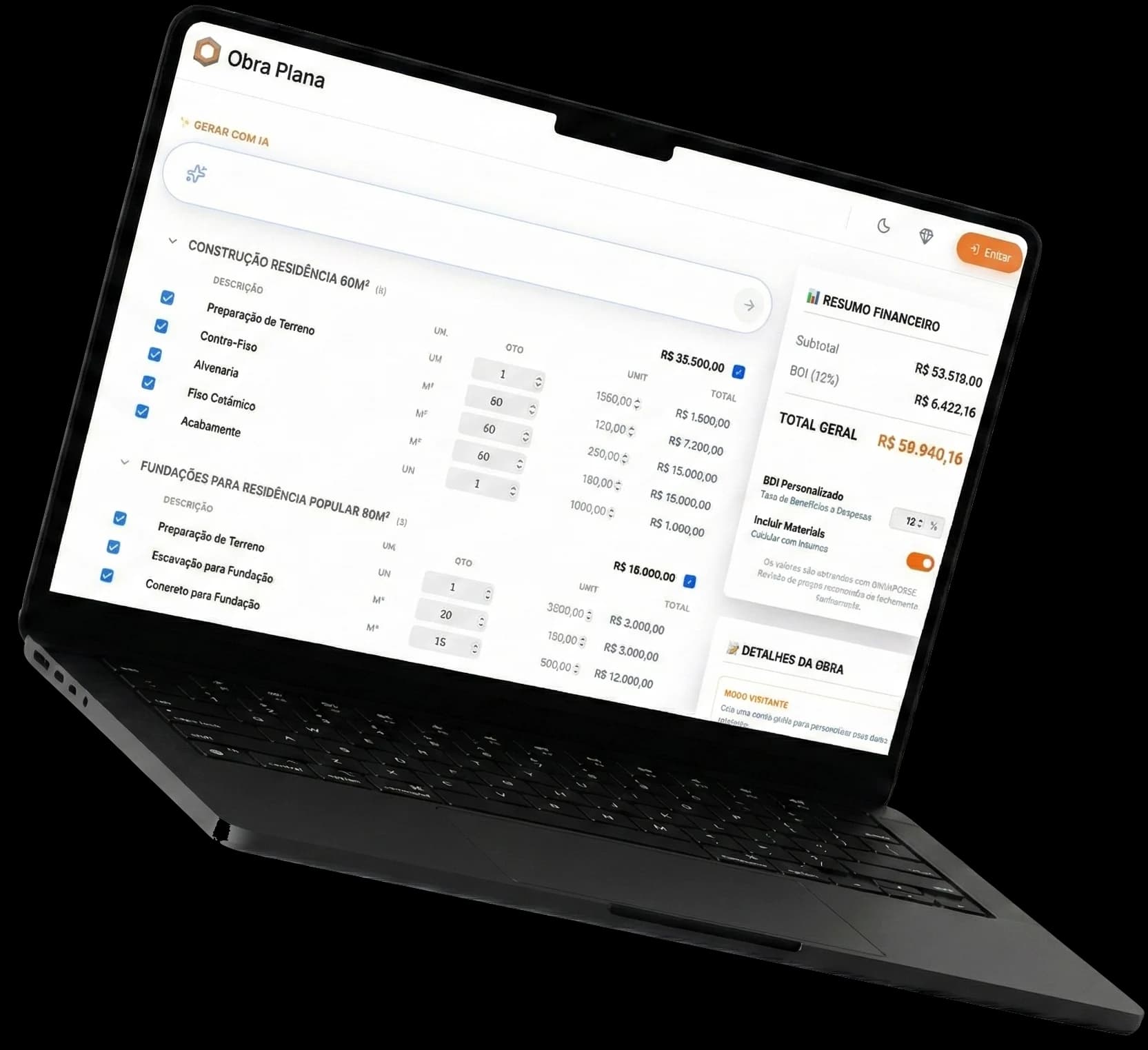 Demonstração do App